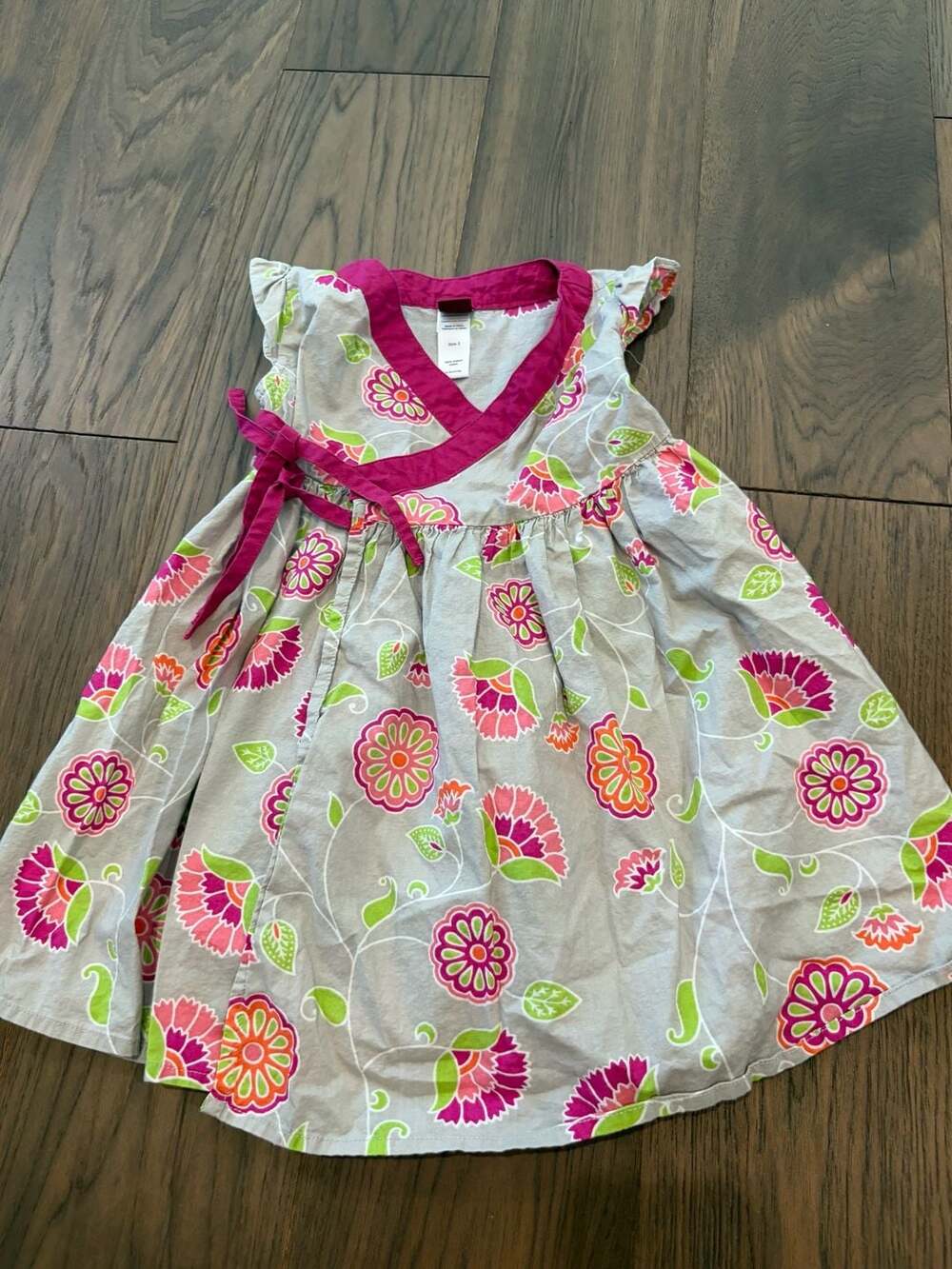 Tea Collection Floral Wrap Dress